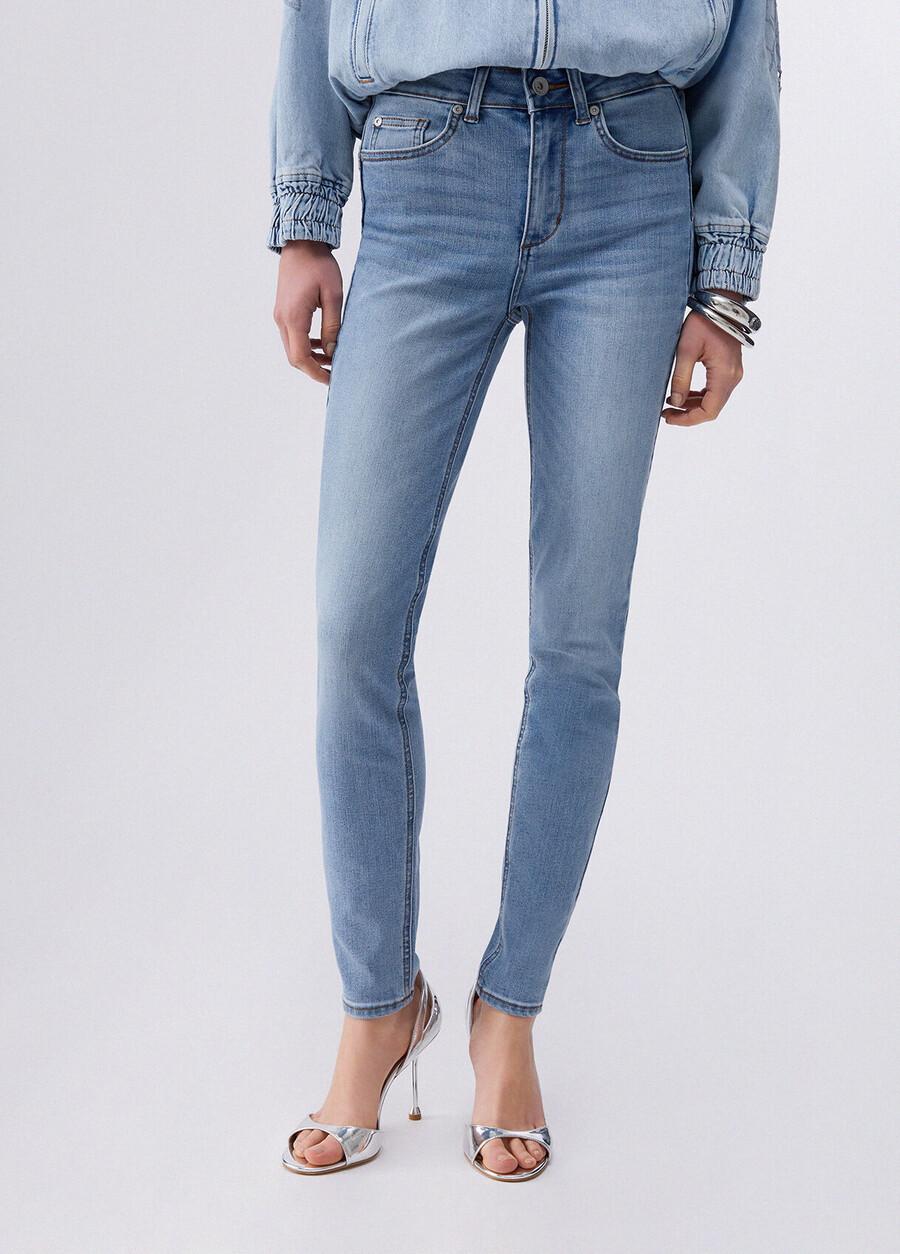 jean skinny taille haute