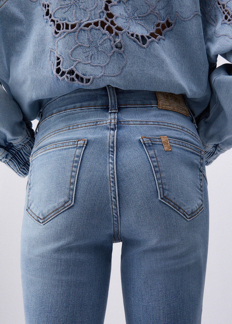 jean skinny taille haute