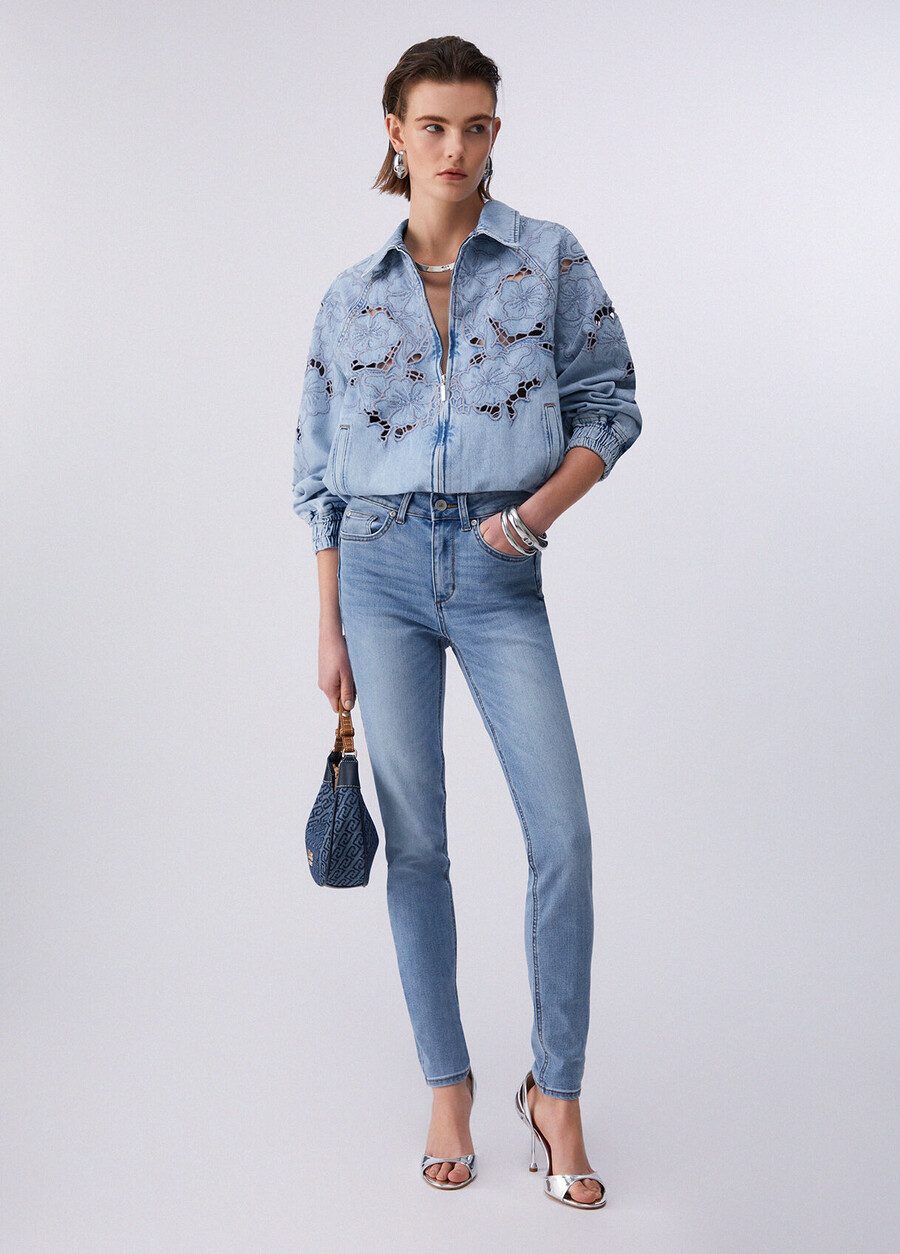 jean skinny taille haute