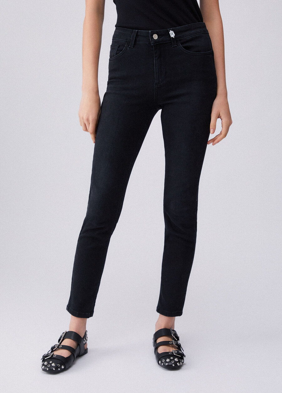 jean skinny taille haute