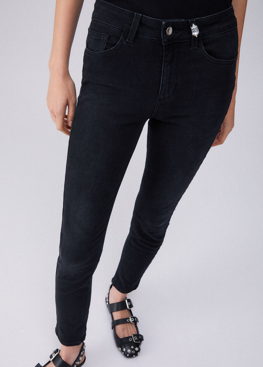 jean skinny taille haute