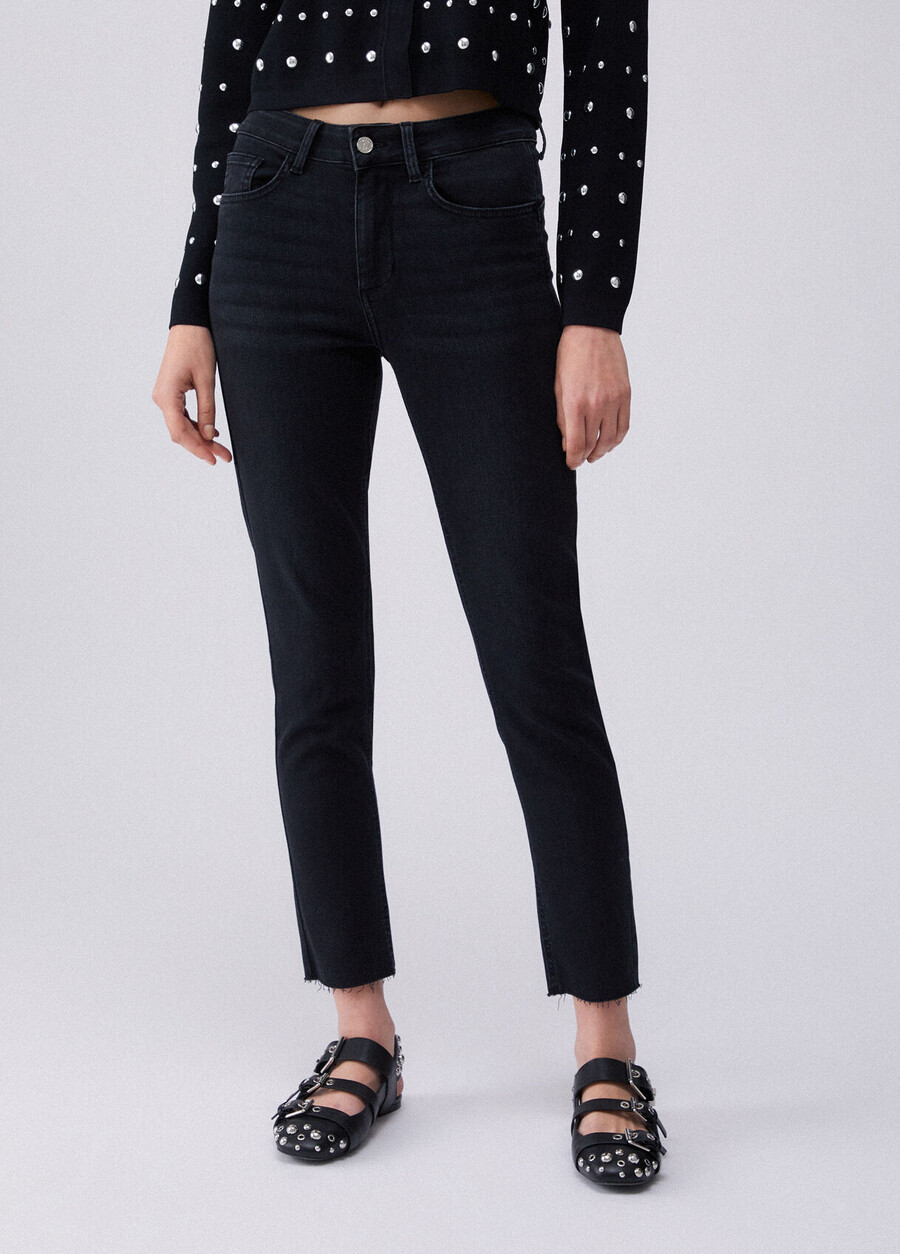 jean skinny taille haute