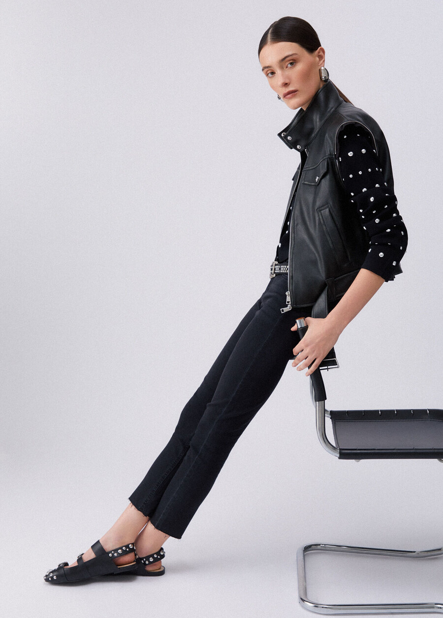 jean skinny taille haute
