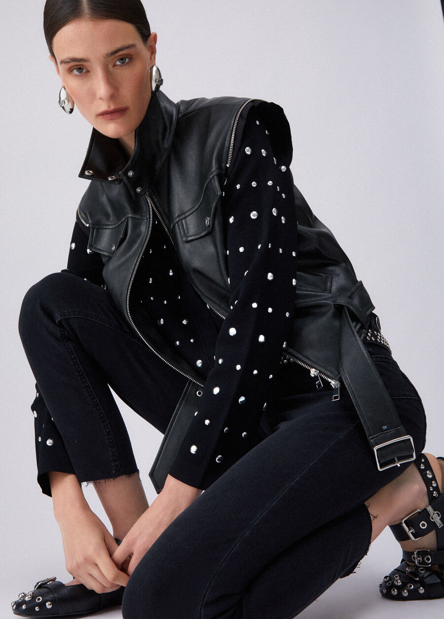 jean skinny taille haute