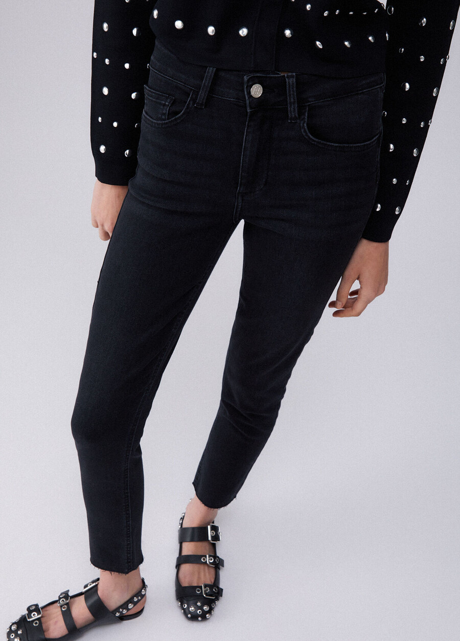 jean skinny taille haute