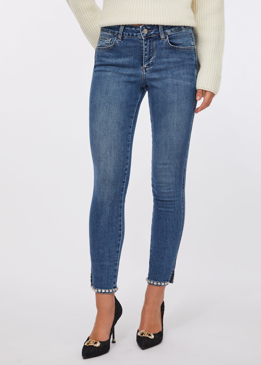 jeans skinny bottom up