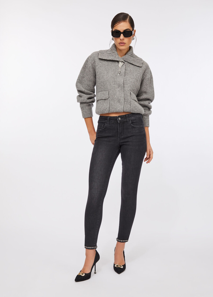 jeans skinny bottom up