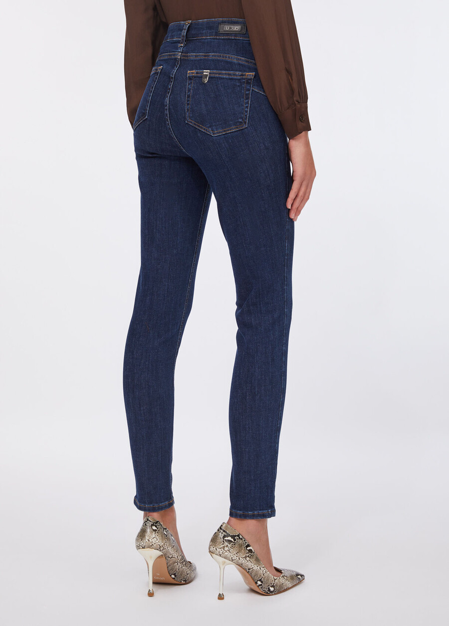 jean skinny taille haute