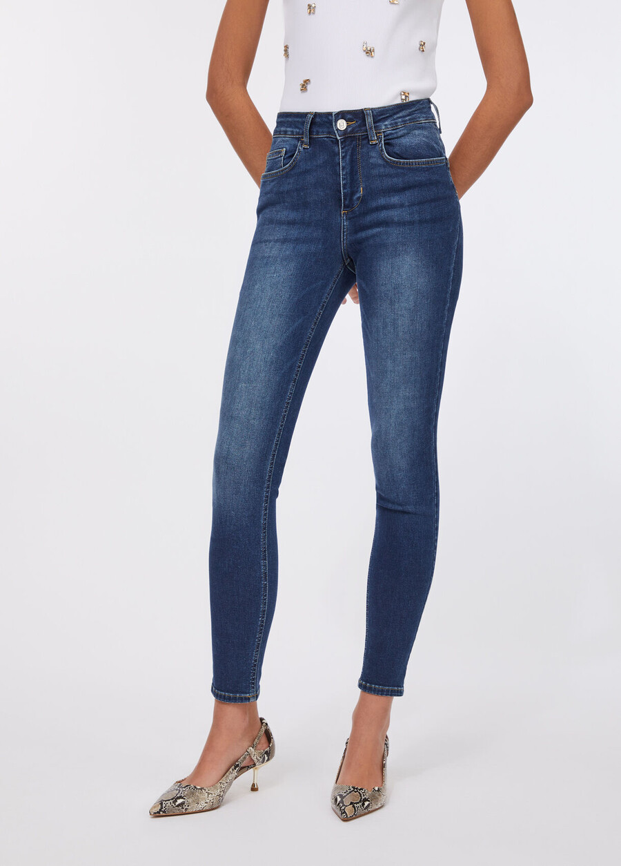 jean skinny taille haute