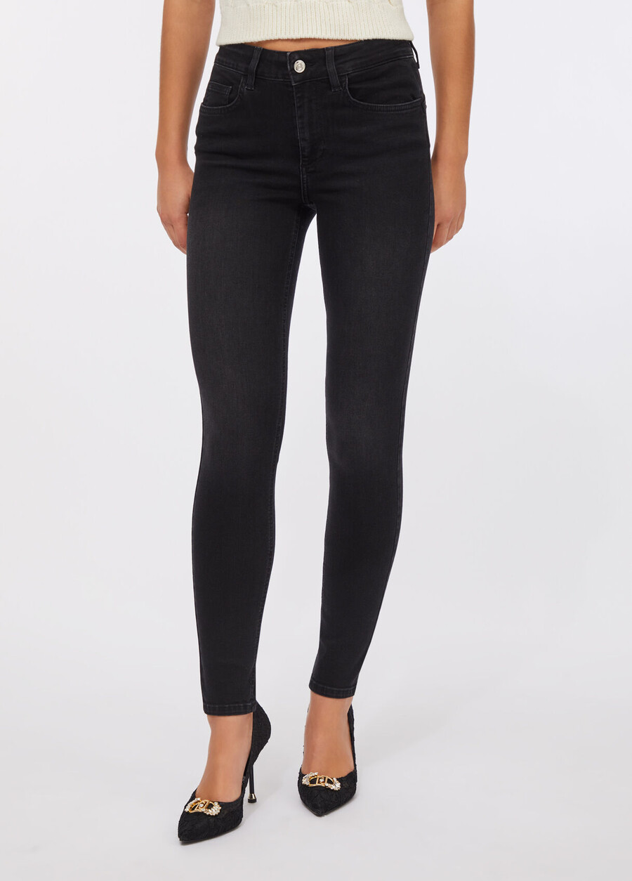 jean skinny taille haute