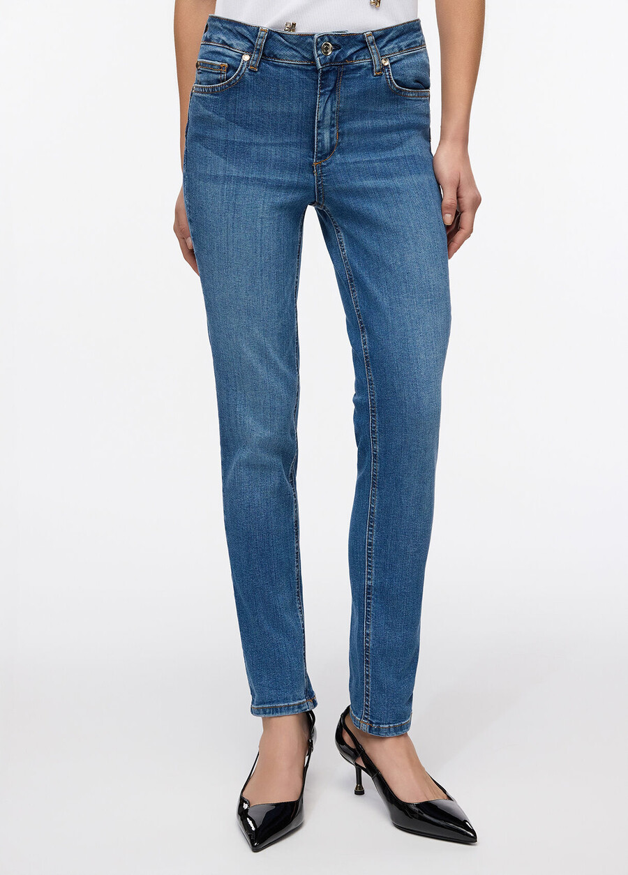 jean skinny taille haute