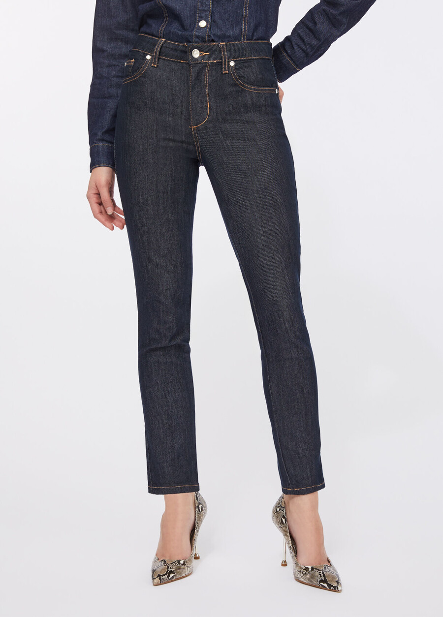 jean skinny court
