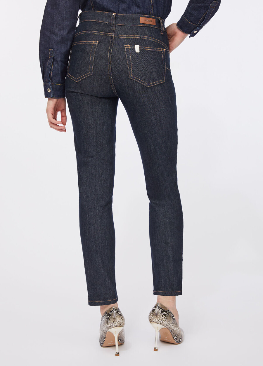 jean skinny court