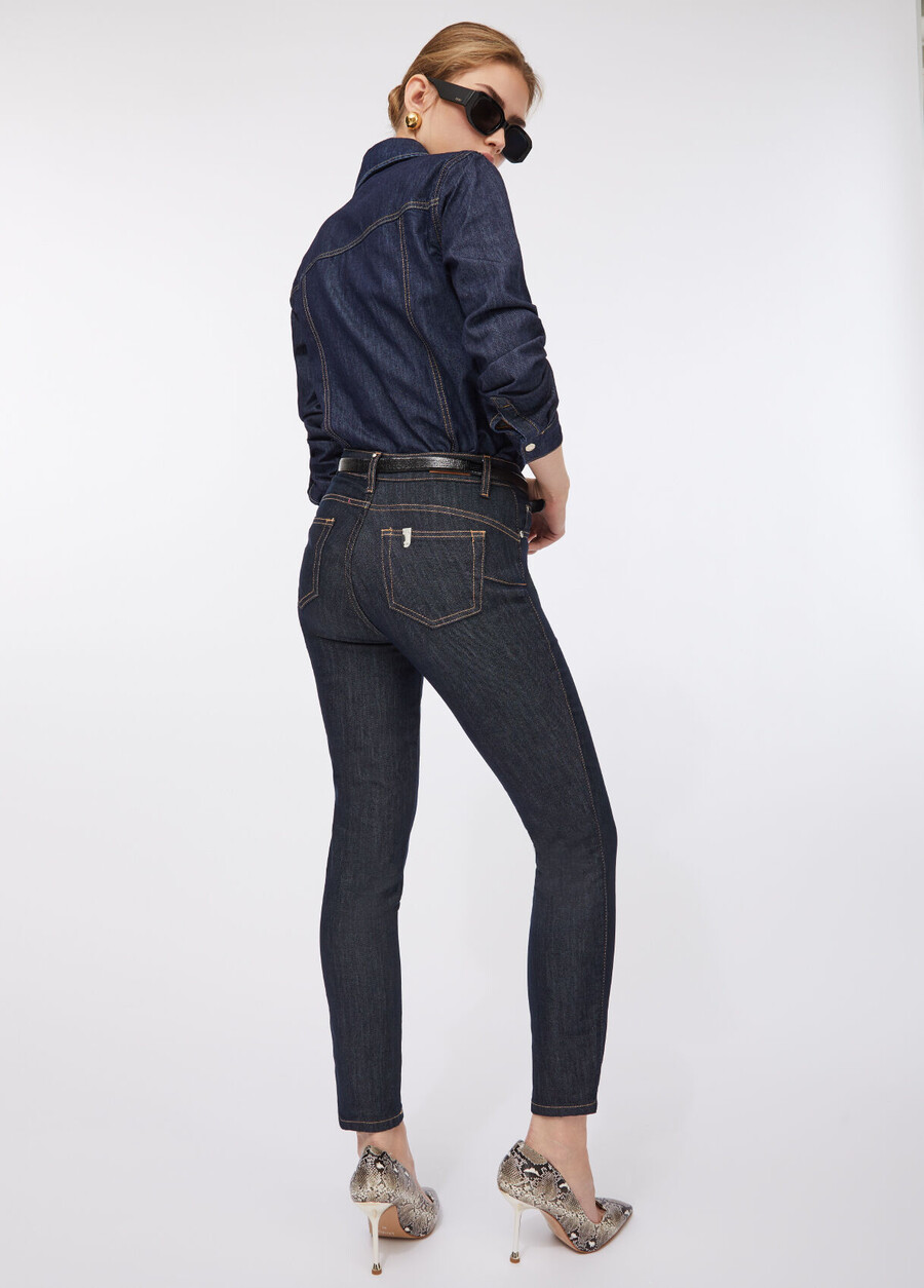 jean skinny court