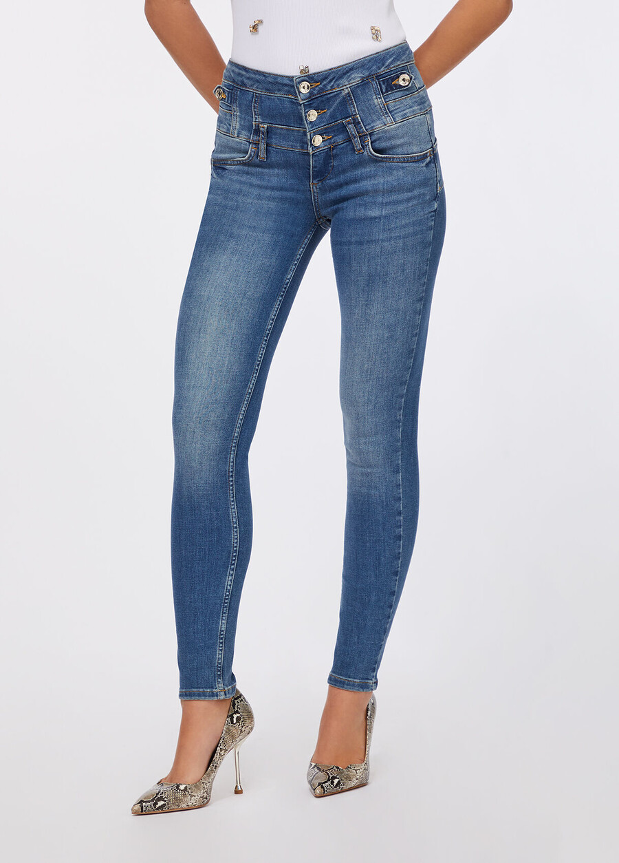 jean skinny taille haute