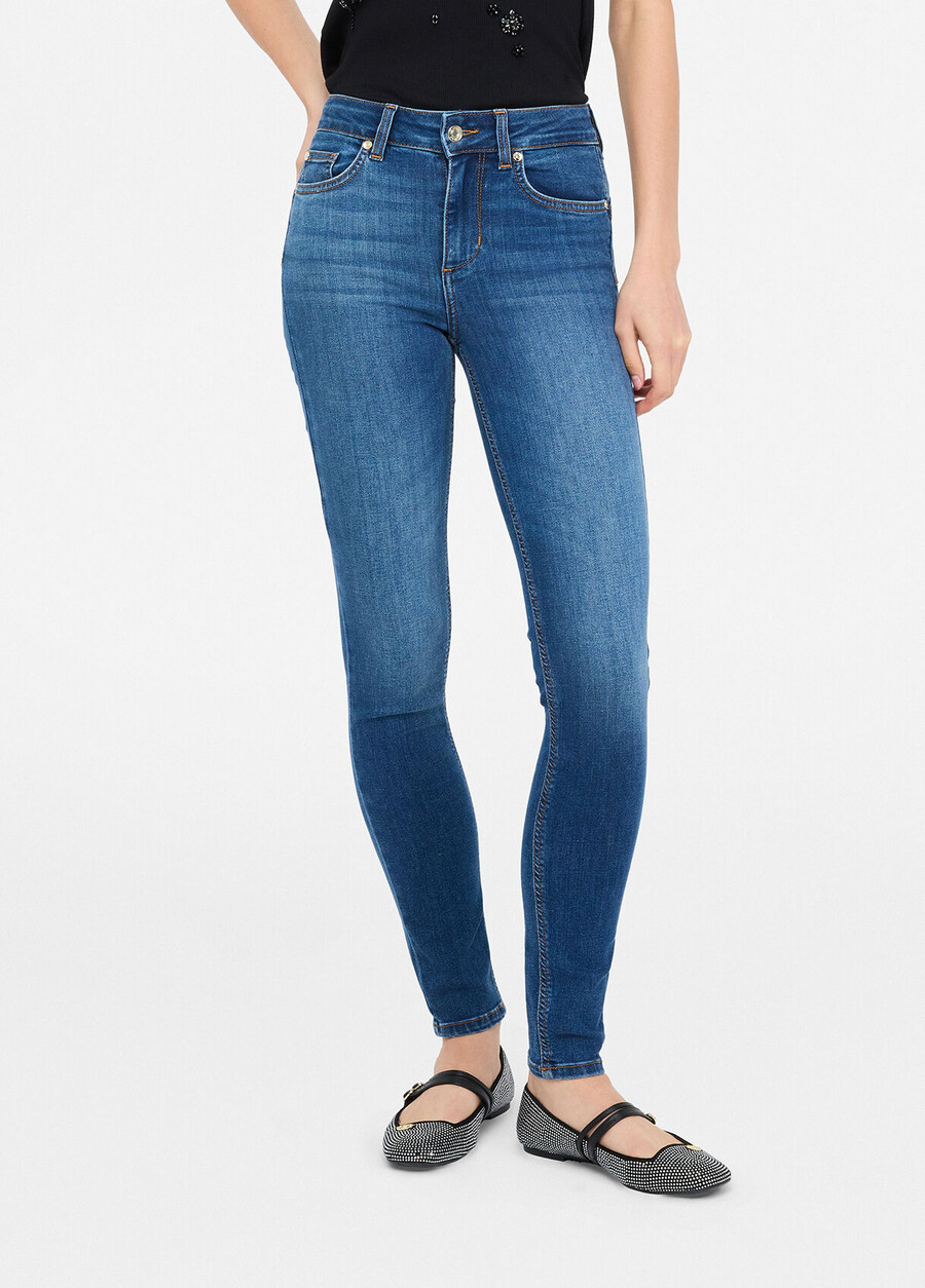 jean skinny taille haute