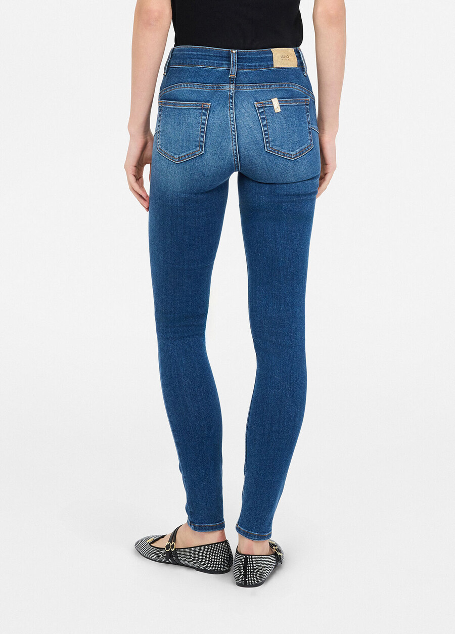 jean skinny taille haute