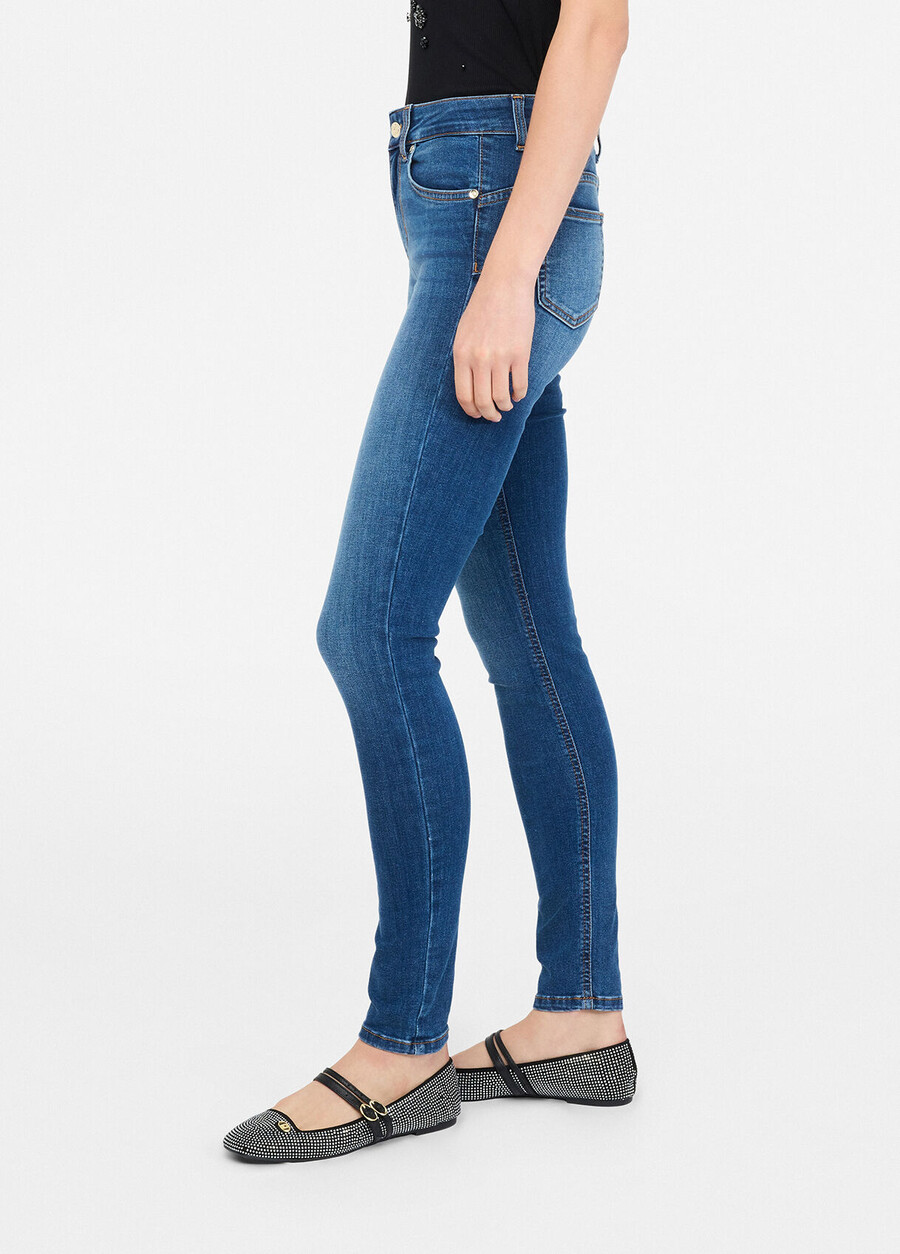 jean skinny taille haute