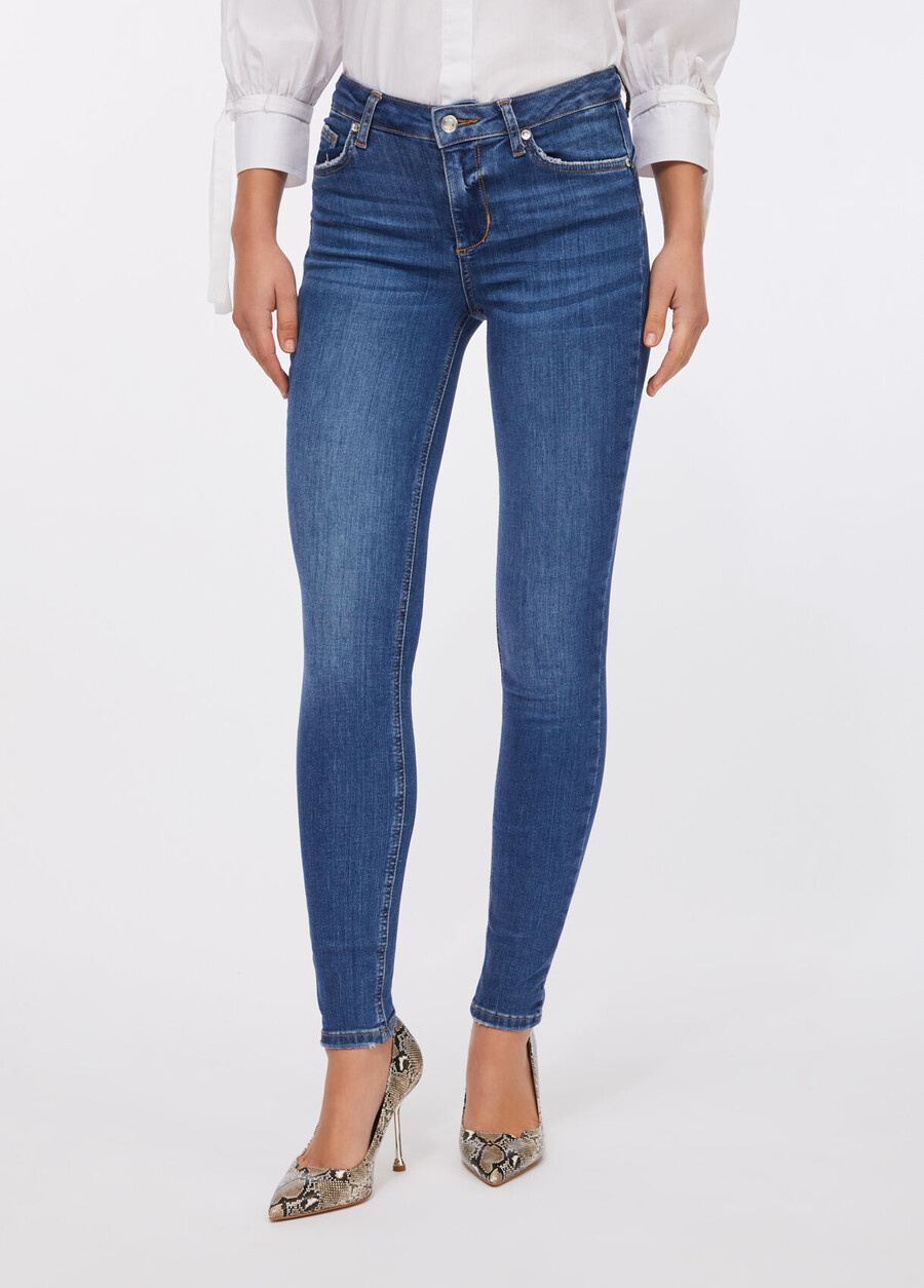 jean skinny taille haute