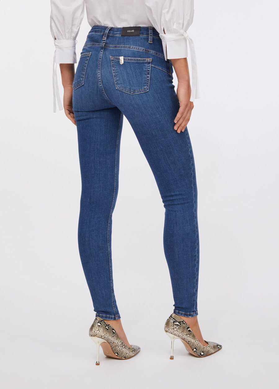 jean skinny taille haute