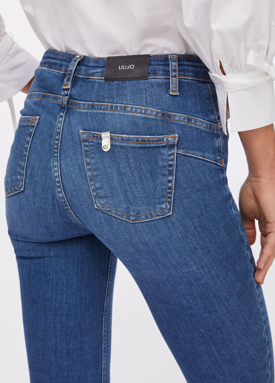 jean skinny taille haute