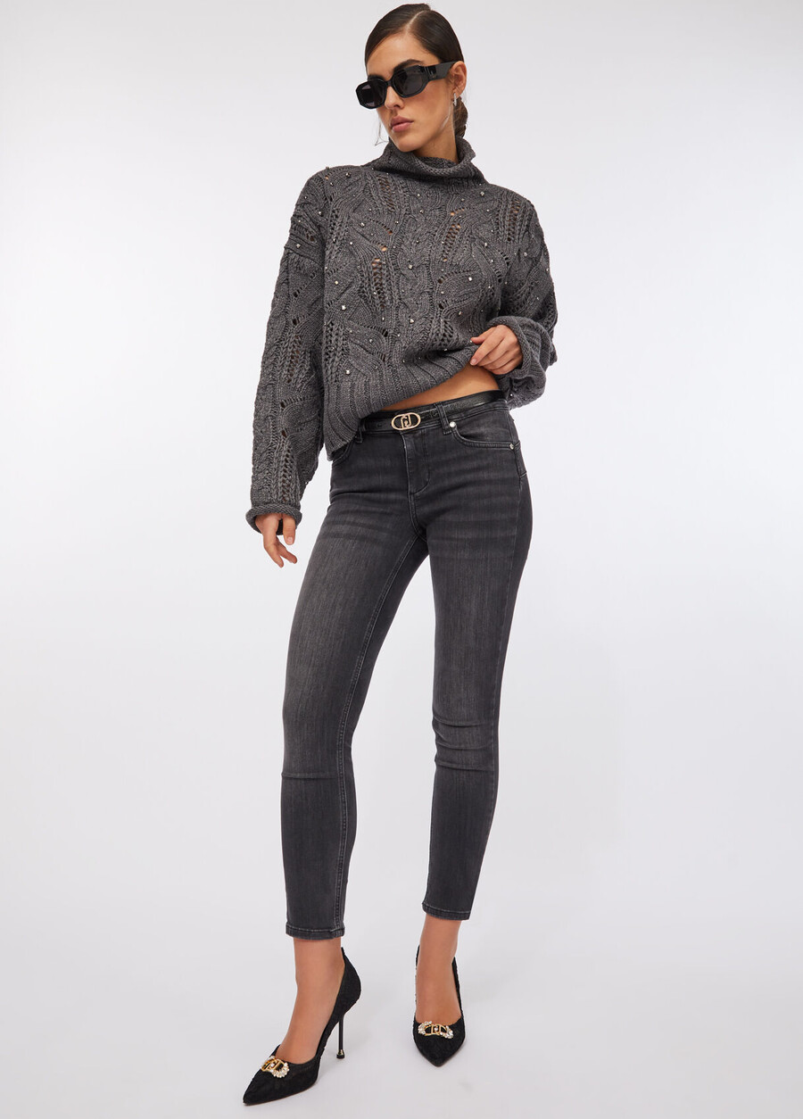 jeans skinny bottom up