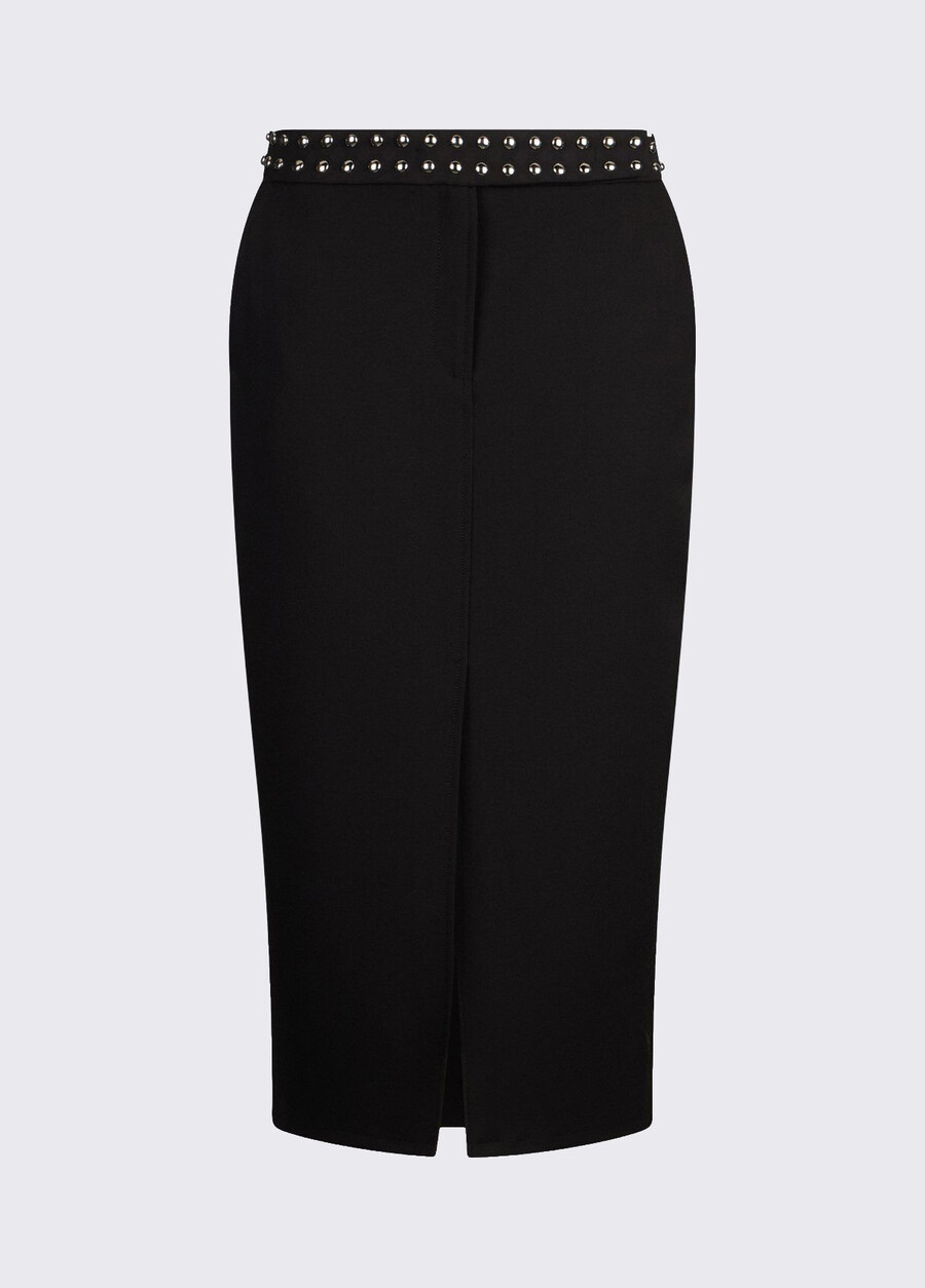 jupe midi à clous