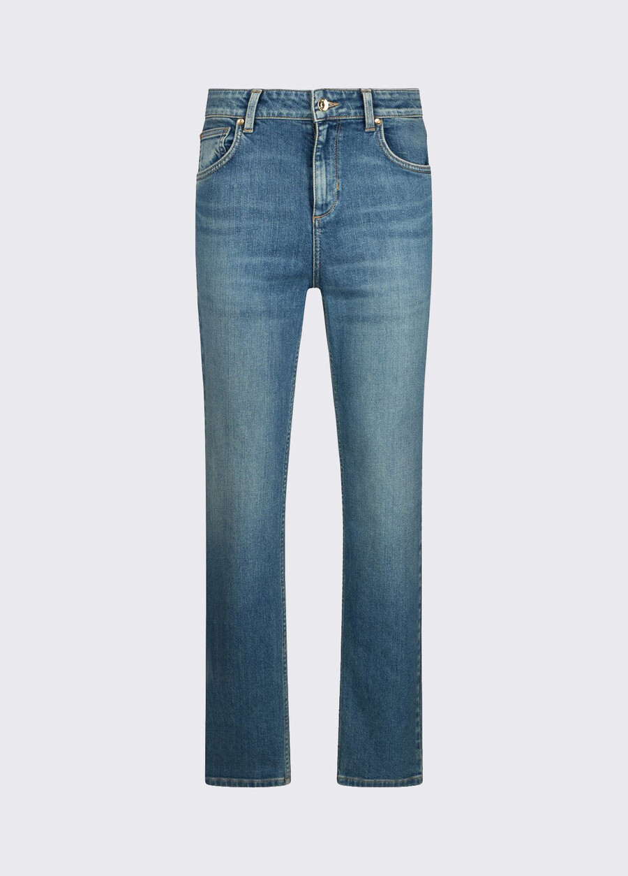 jean slim taille haute