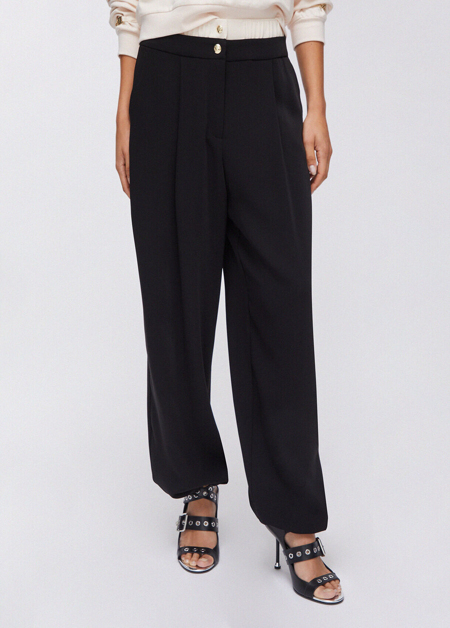 pantalon à double ceinture
