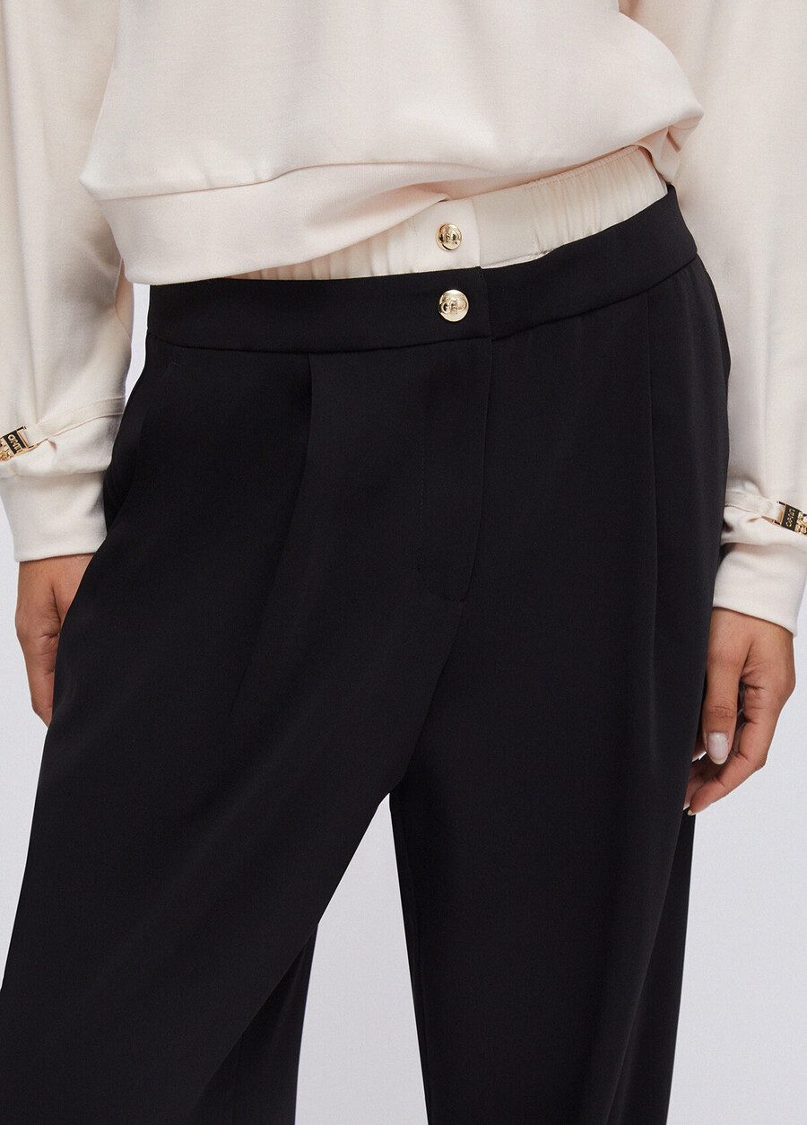 pantalon à double ceinture
