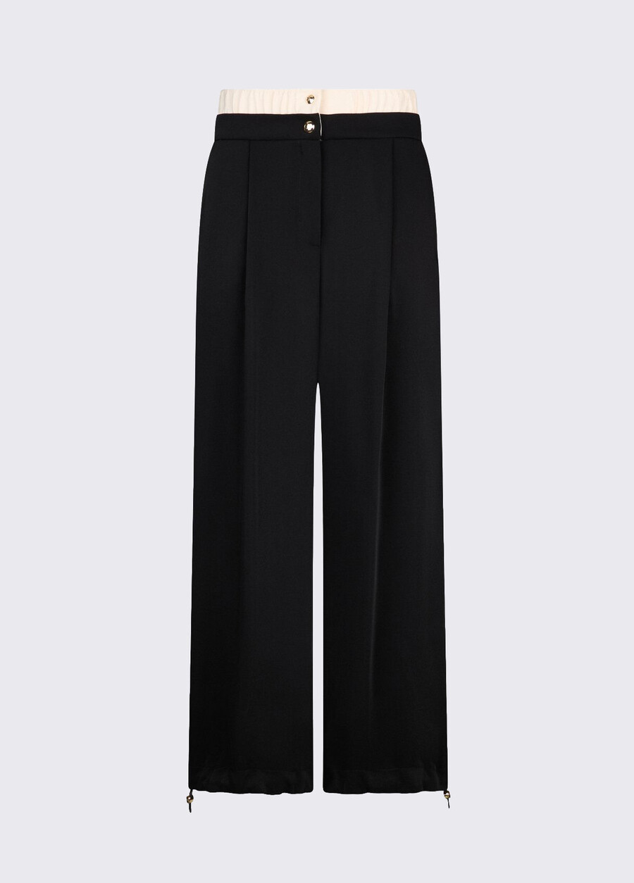 pantalon à double ceinture