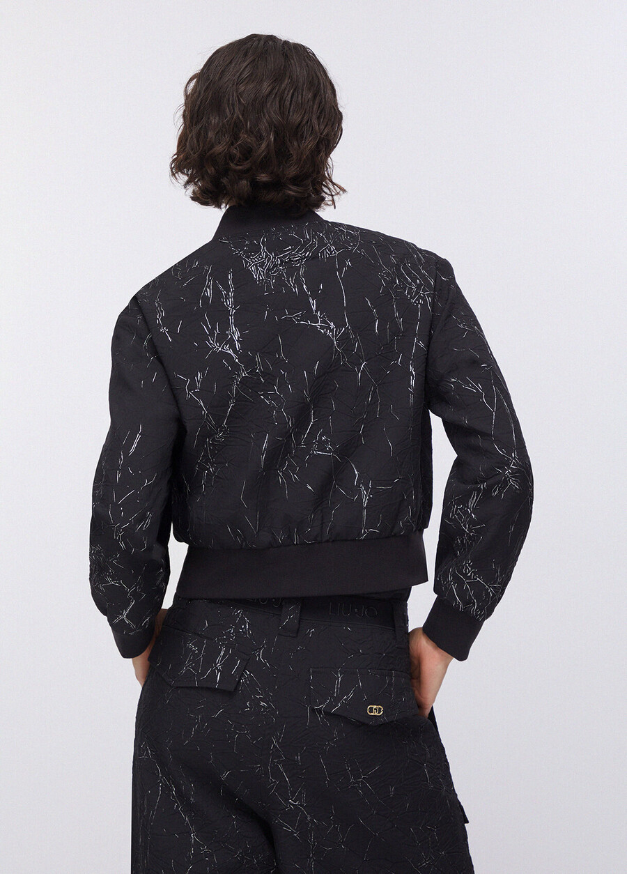 bomber à effet froissé