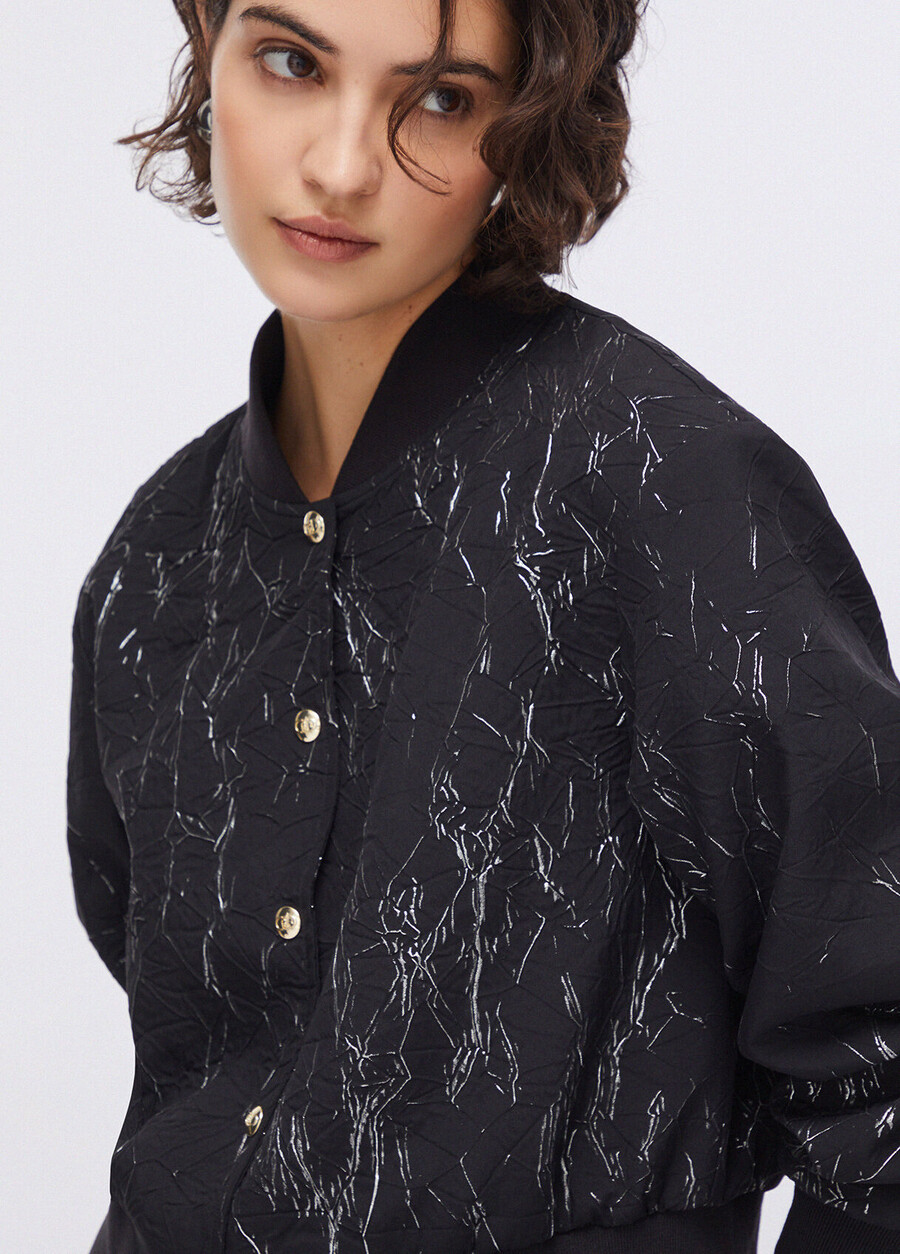 bomber à effet froissé