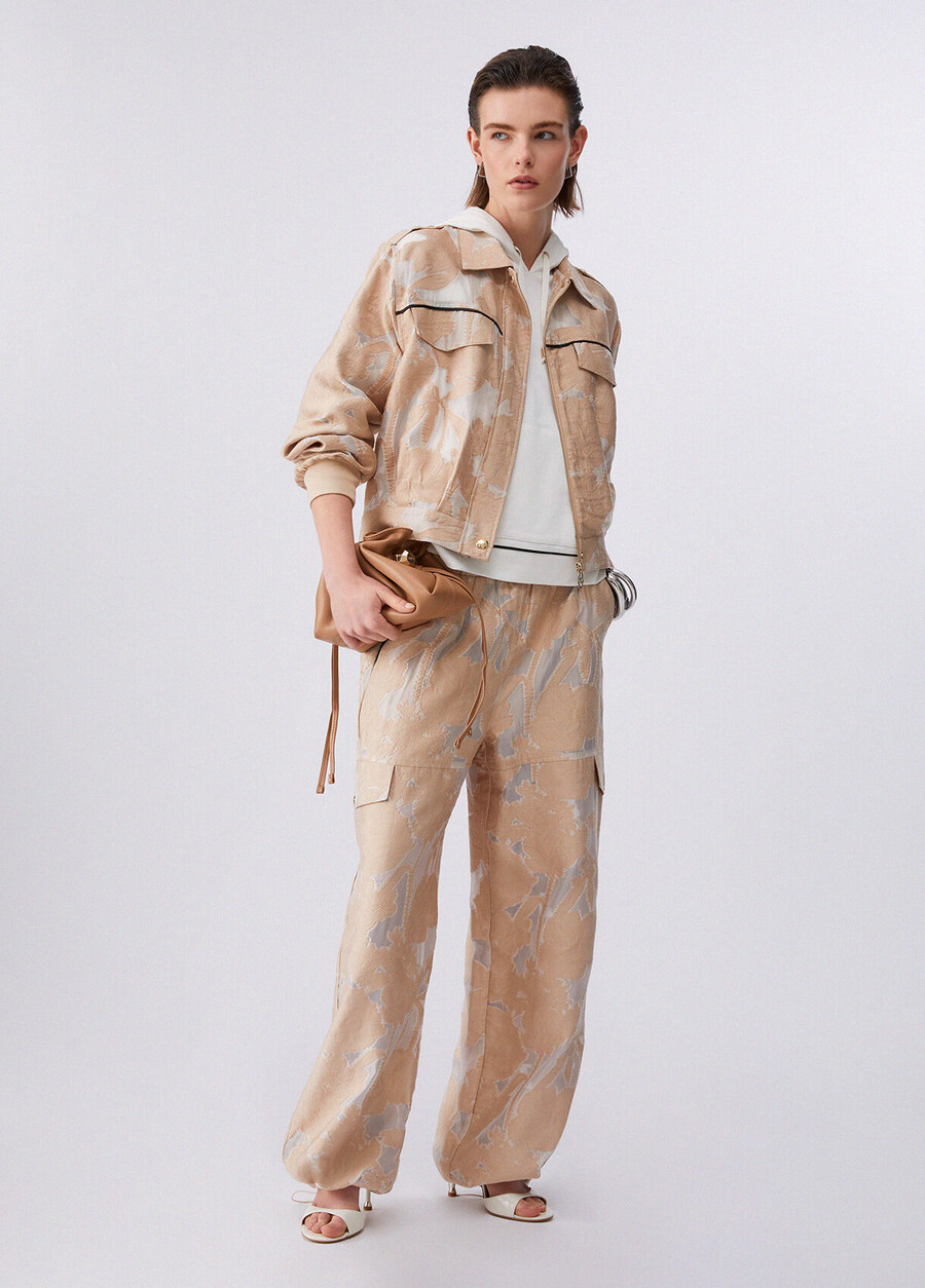 veste en organza jacquard