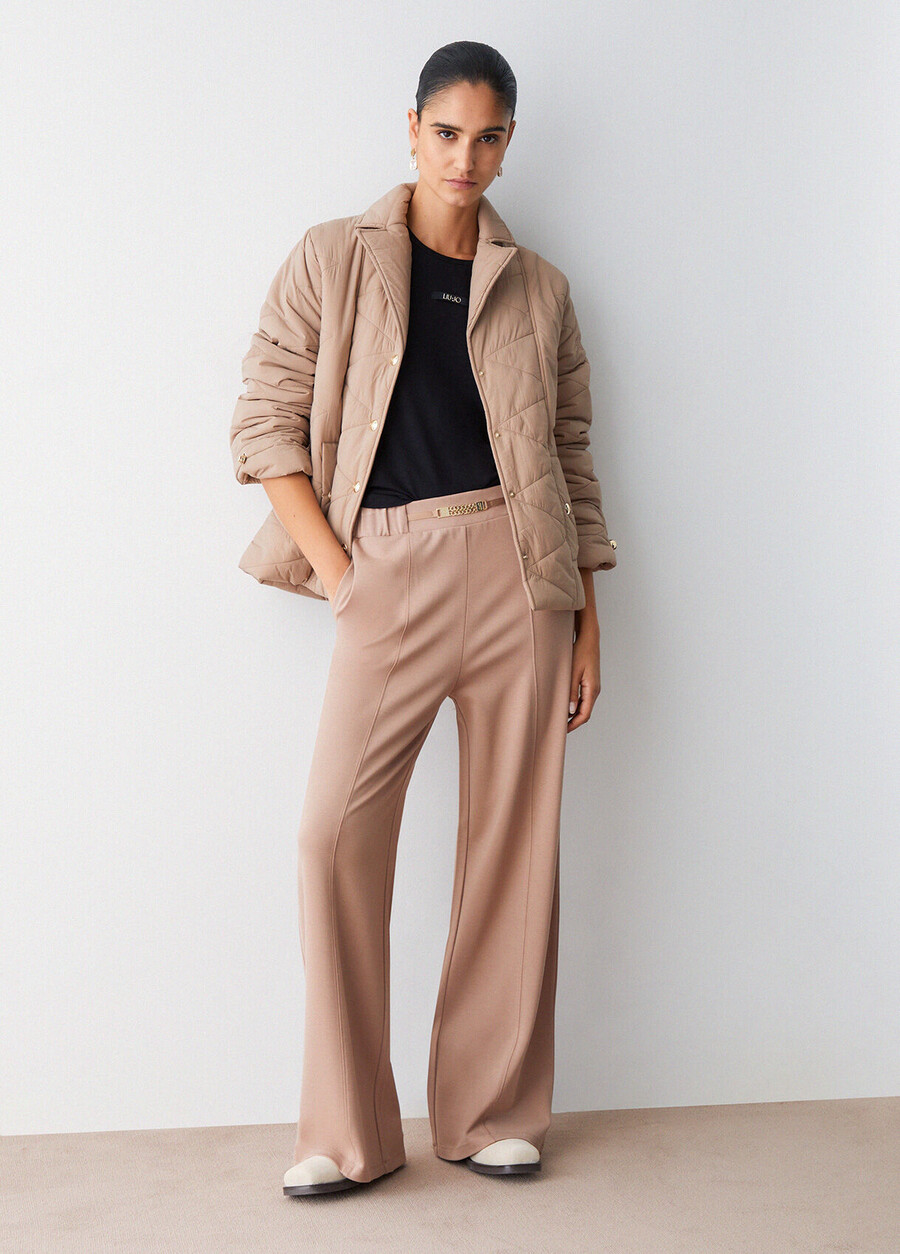 veste matelassée avec ceinture
