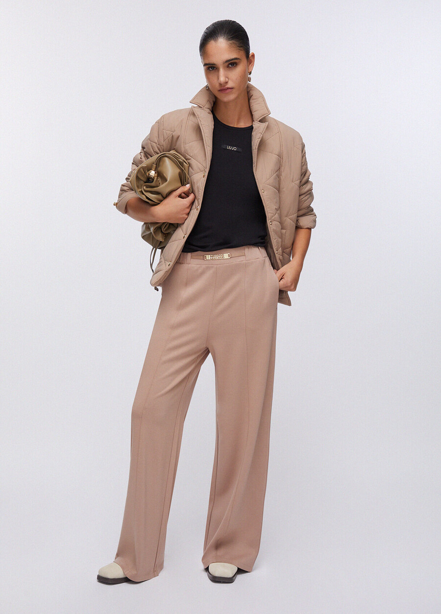 veste matelassée avec ceinture