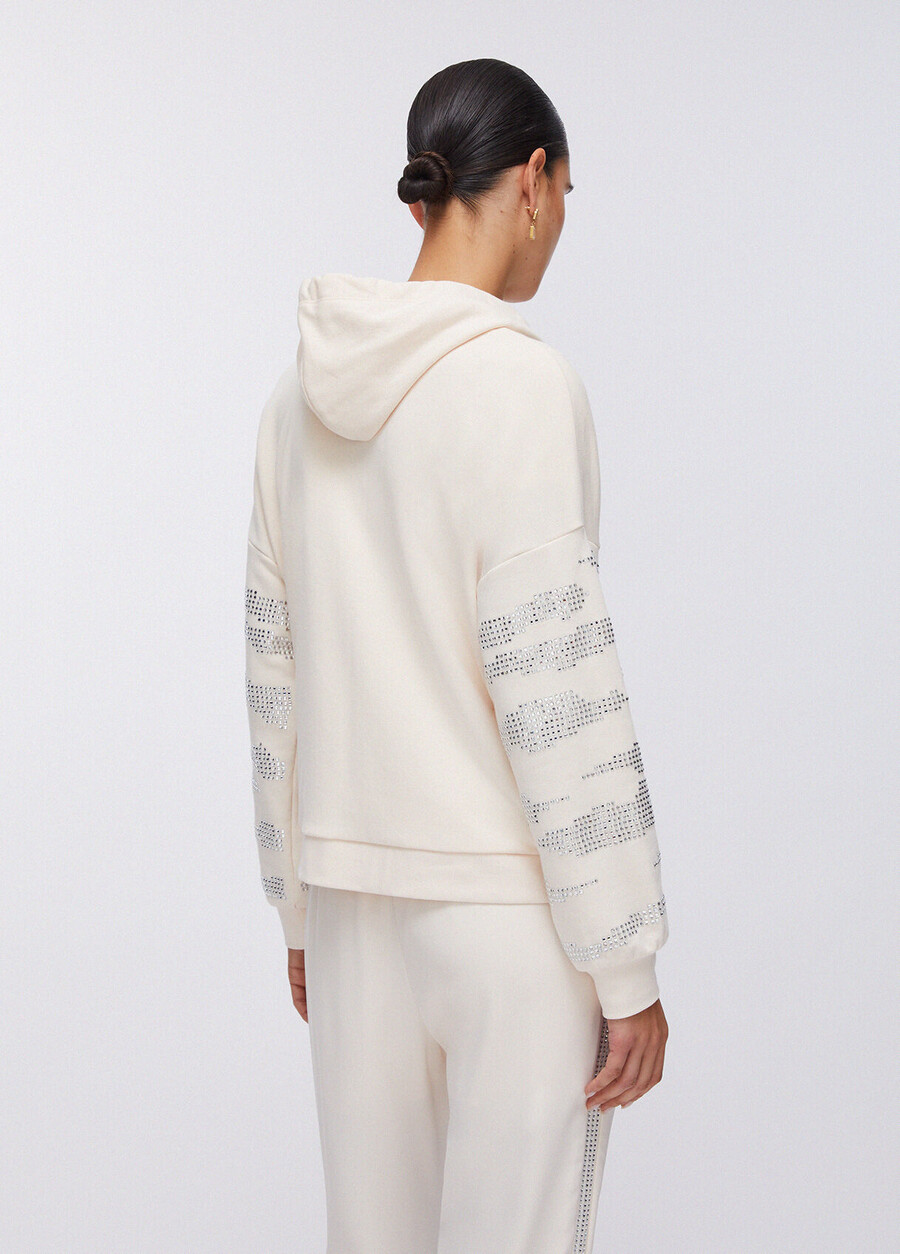 sweat à capuche zippé