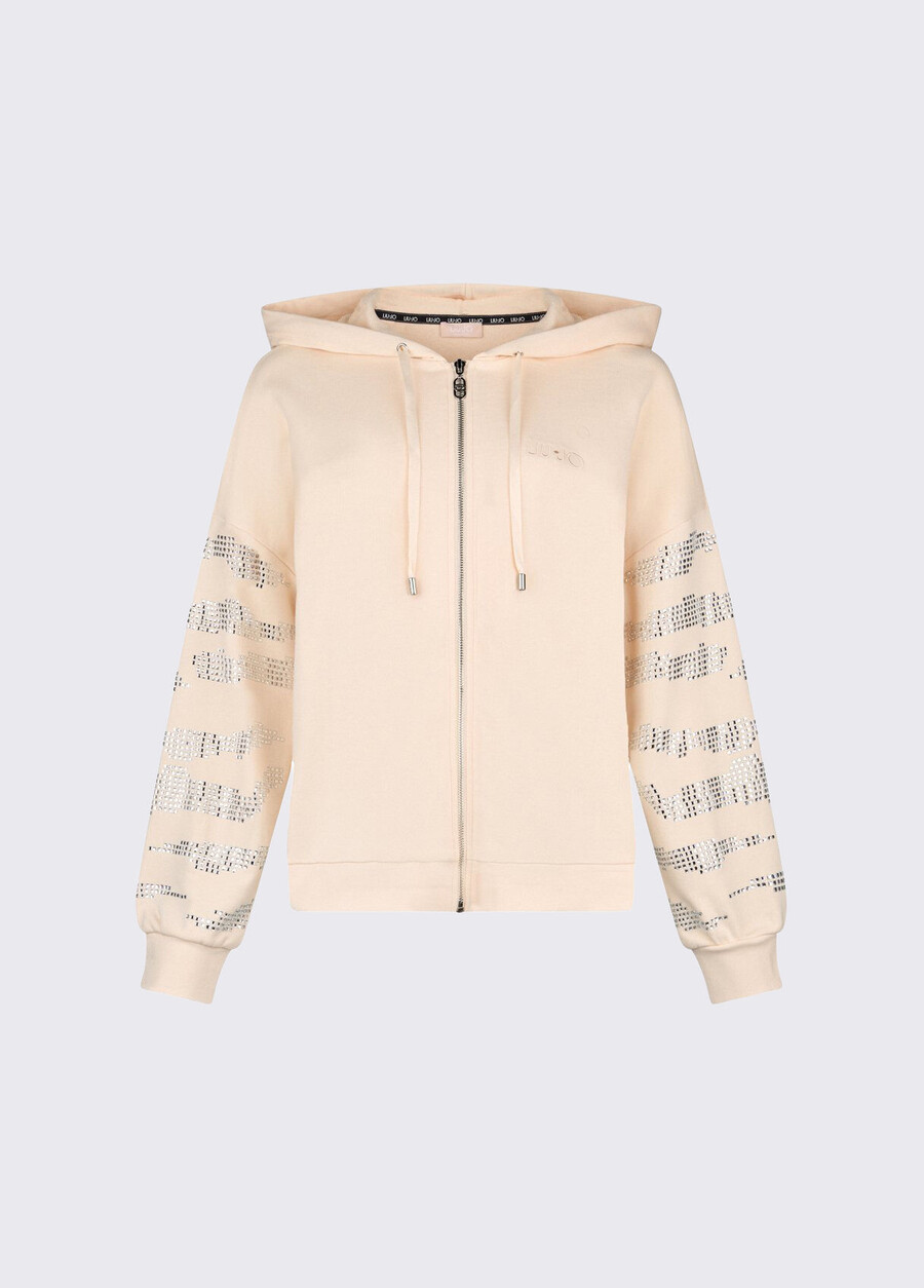 sweat à capuche zippé