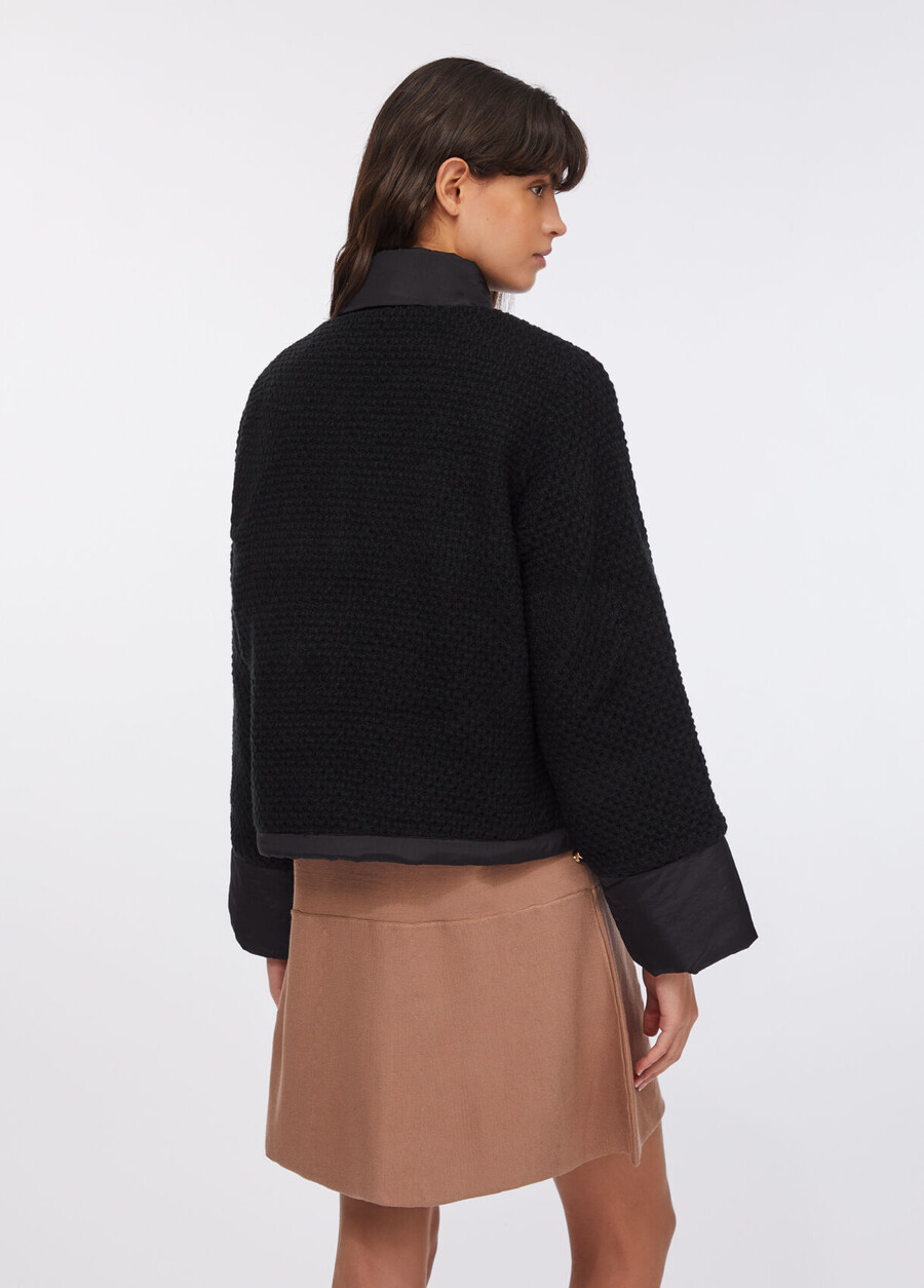 veste matelassée en nylon et maille