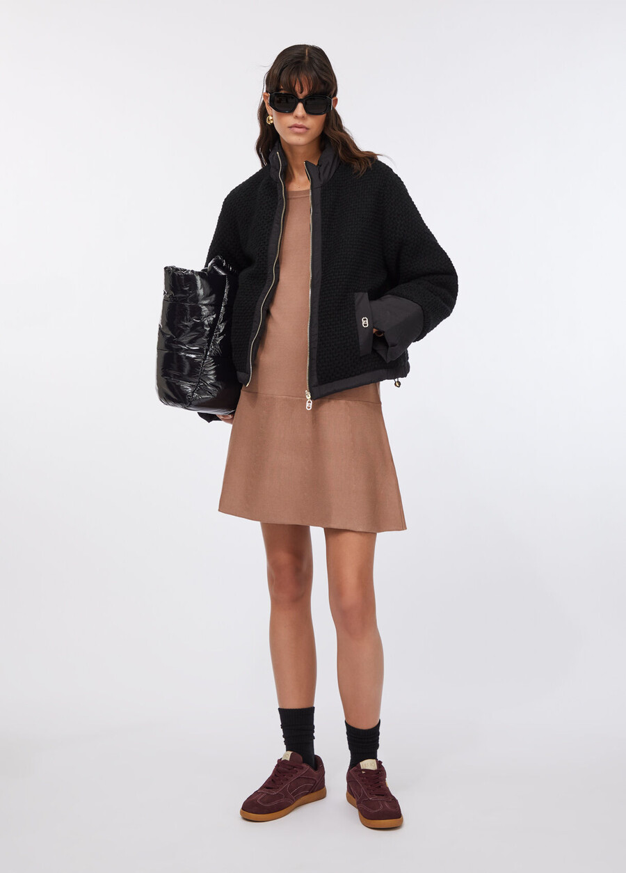 veste matelassée en nylon et maille