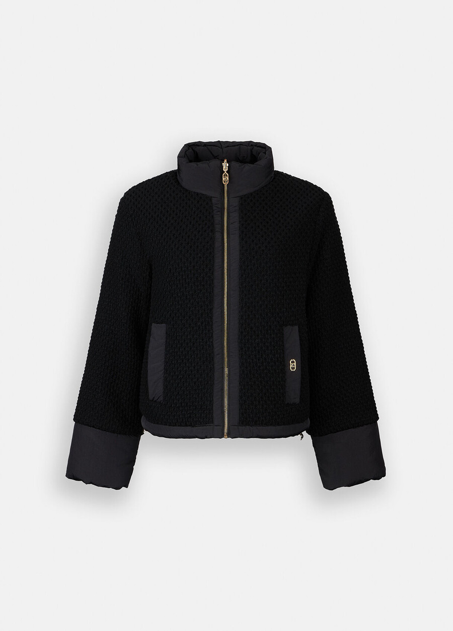 veste matelassée en nylon et maille
