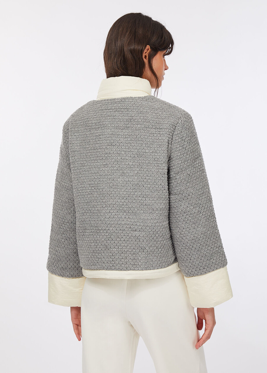 veste matelassée en nylon et maille