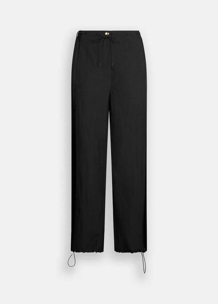 pantalon de jogging en nylon et satin