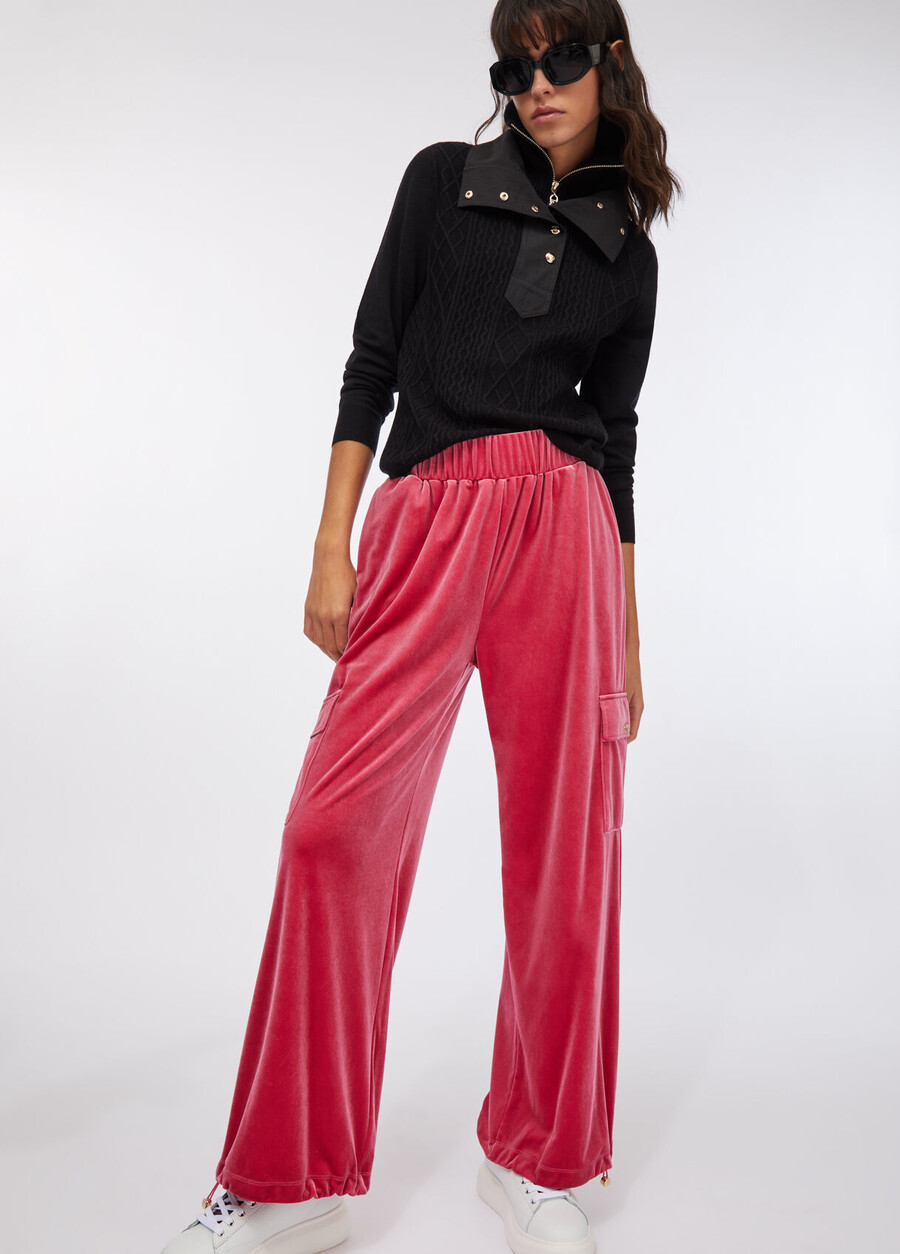 pantalon de jogging en chenille