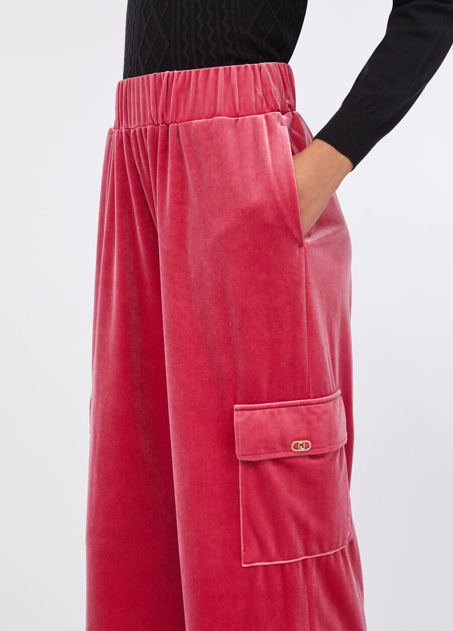 pantalon de jogging en chenille