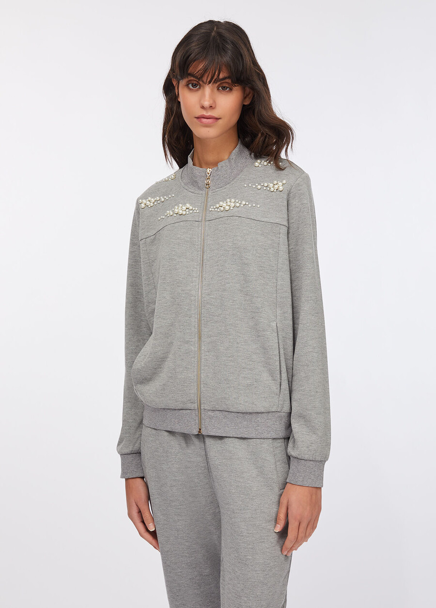 sweat-shirt zippé