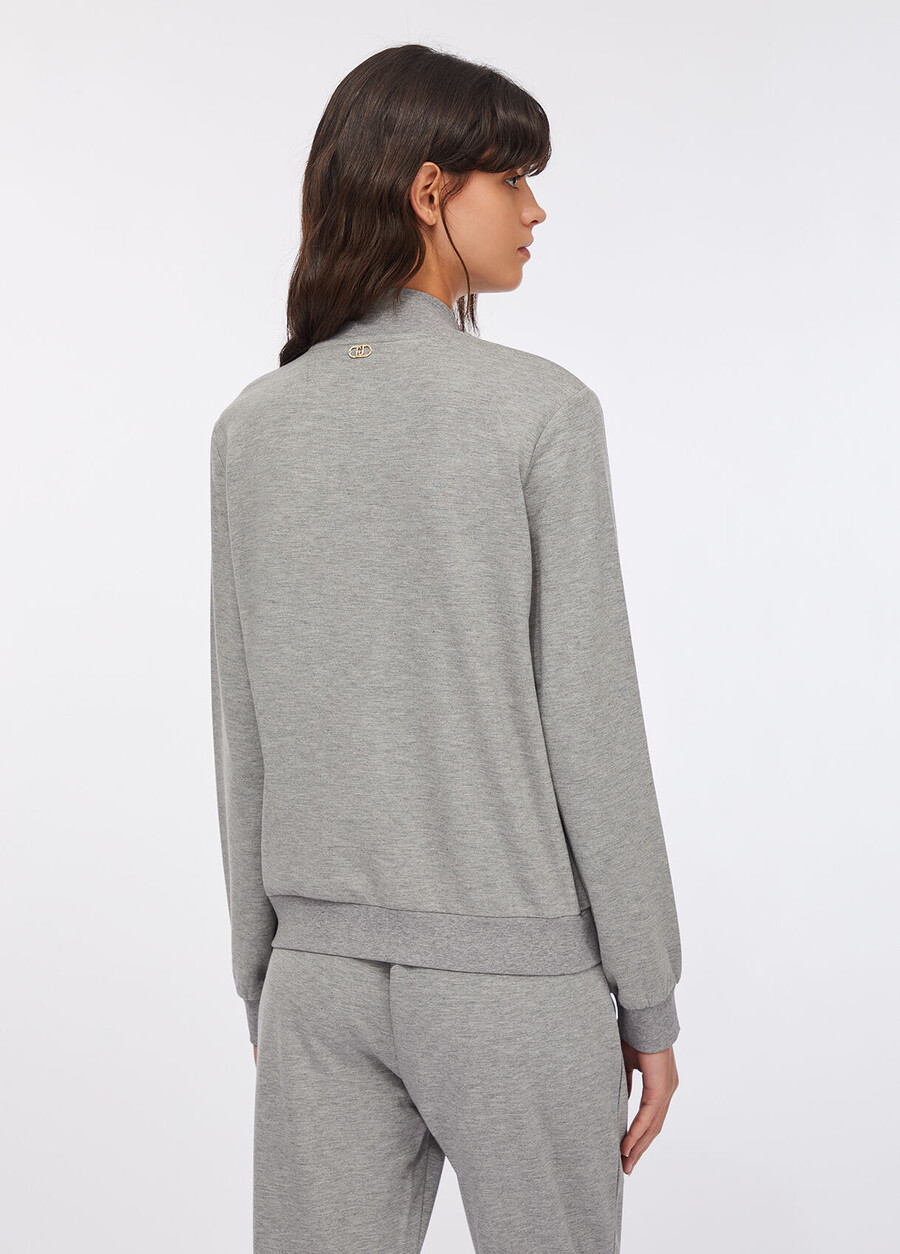 sweat-shirt zippé
