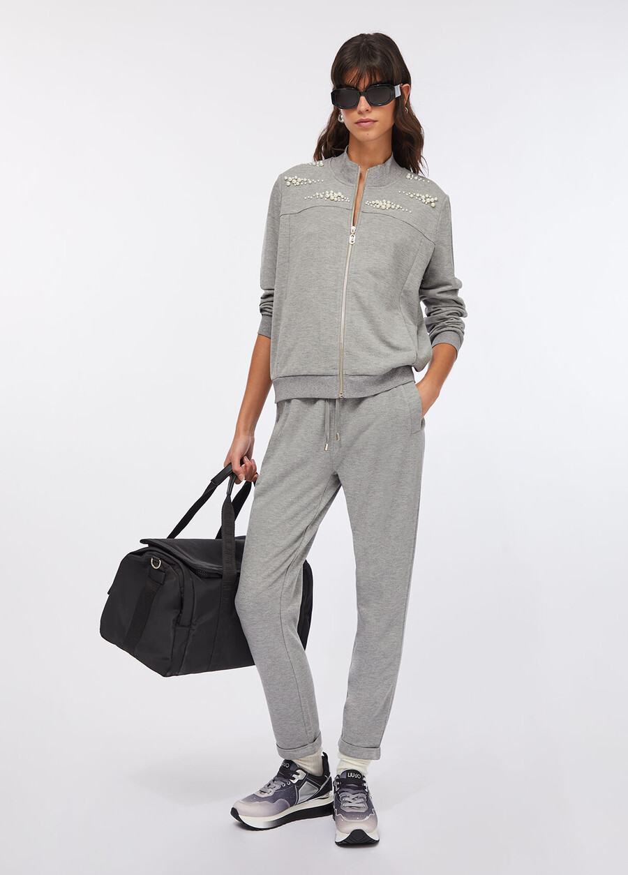 sweat-shirt zippé