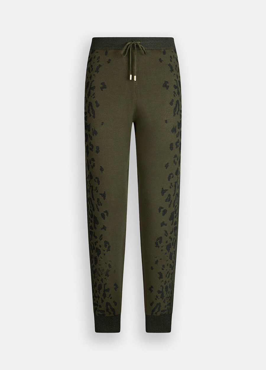 pantalon à imprimé animal