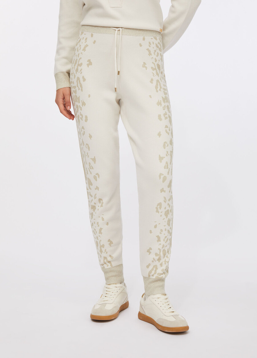 pantalon à imprimé animal